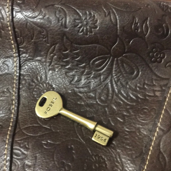 Fossil 1954 Embossed Leather Bag 75082 - Picture 6 of 6
